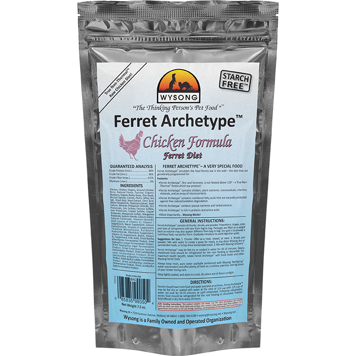 Ferret Archetype Chicken Raw Ferret Food Wysong